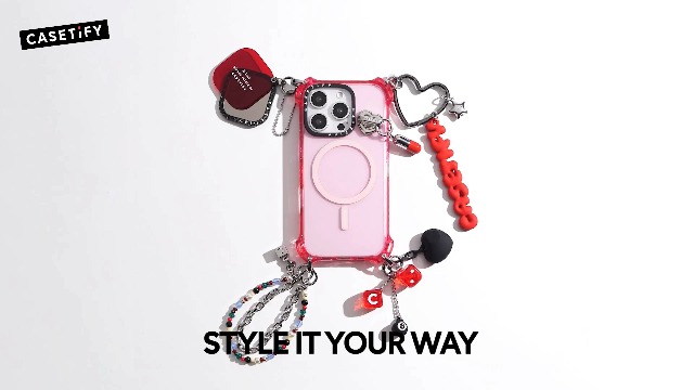 CASETiFY PHONE CHARM ストラップ CASETiFY - Y2K-Style Phone Straps - YouTube